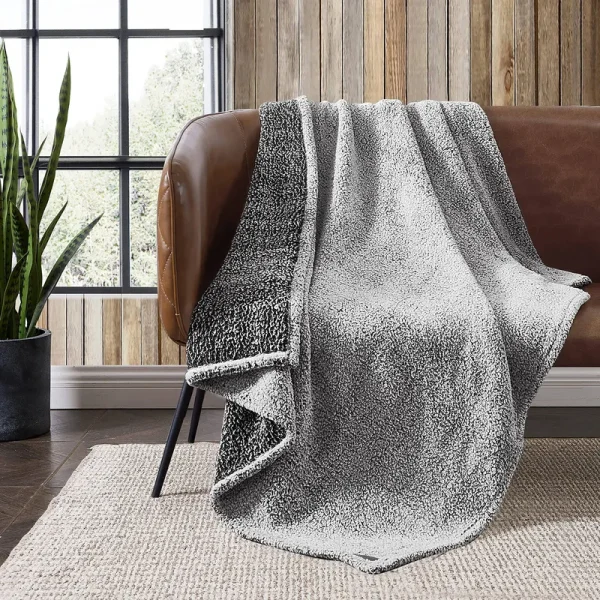 Eddie Bauer Mingled Throw, Grey