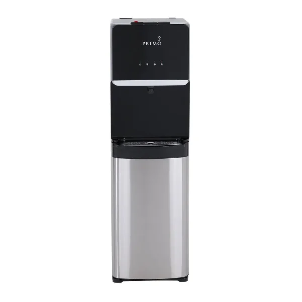 Primo Deluxe Bottom Loading Stainless Steel Water Dispenser - Black - Each