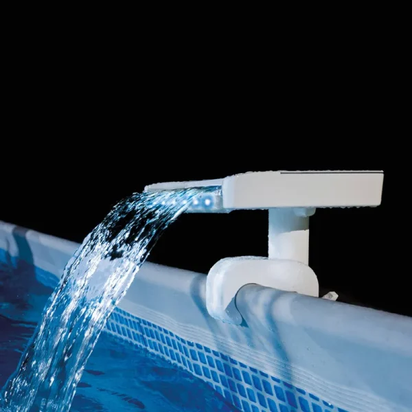 Intex LED Waterfall Cascade for Above Ground Pool, White