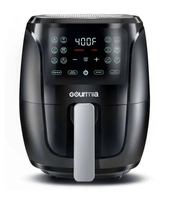 Gourmia 4 qt Digital Air Fryer with Guided Cooking Black GAF486