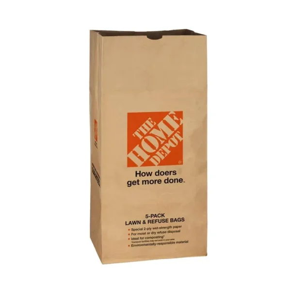 The Home Depot 30 gal. Paper Lawn and Leaf Bags - 20 Count