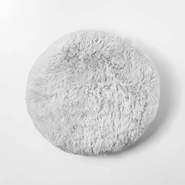 Pillowfort Faux Fur Floor Pillow Gray | Target
