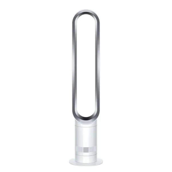Dyson Cool AM07 Air Multiplier Tower Fan, White/Silver AM07WHITE