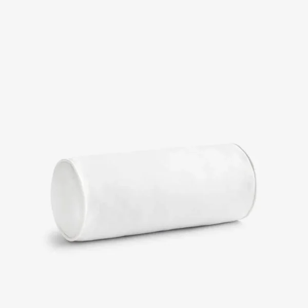 Linen Pillow Cover - White, Size Neckroll | The Company Store