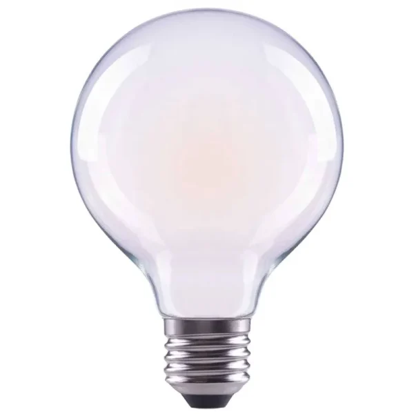 Ecosmart 40-Watt Equivalent G25 Dimmable Energy Star Frosted Filament LED Light Bulb Soft White (3-Pack) FG-03147