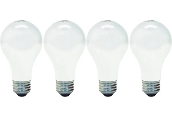 GE Lighting 66246 Soft White 29-Watt 430-Lumen Light Bulb 4-Pack