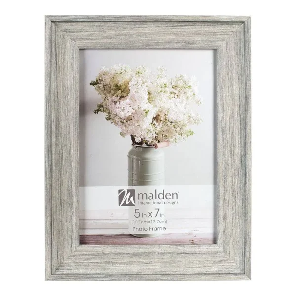 Malden Wooden Rectangle Picture Frame - Gray - 8x10