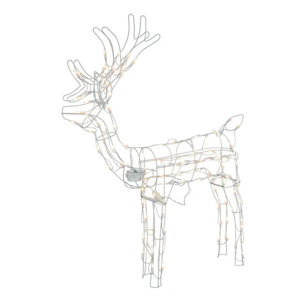 Holiday Time 48" Tall Animated Standing Buck Light Sculpture Christmas Decor