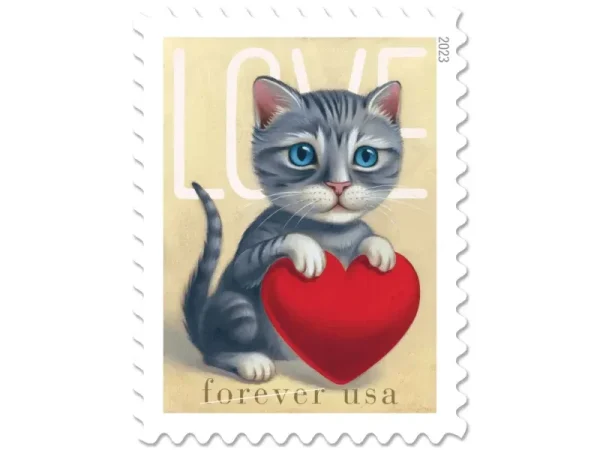 Forever Stamps 2023 Love Series – Romantic Collection. First-Class Postage