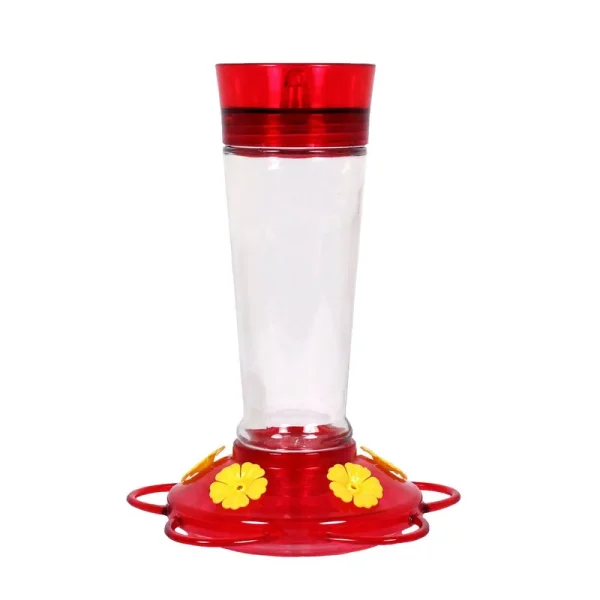 More Birds Hummingbird Feeder, Red, 10 oz