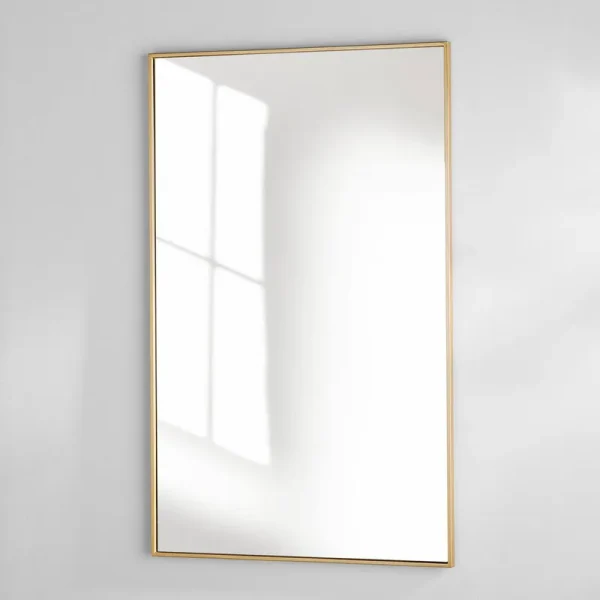 Sabine Metal Mirror Size: 48" x 30", Finish: Brass