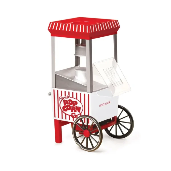 Nostalgia NHAP521RW Old Fashioned Hot Air Popcorn Maker - Red/White