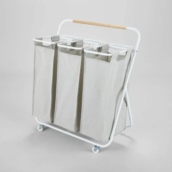 Brightroom Rolling Laundry Triple Sorter