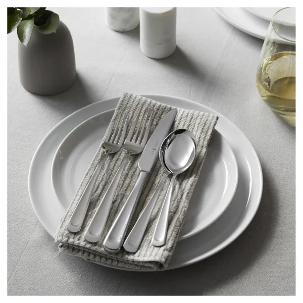 J.A. Henckels International Silvano 18/10 Stainless Steel 45-pc. Flatware Set