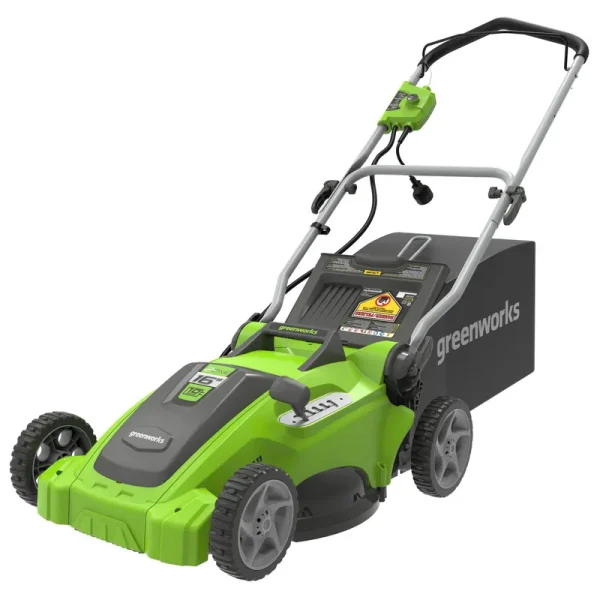 Greenworks 16" 2-in-1 Corded Walk-Behind Mower