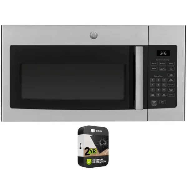 General Electric GE 1.6 Cu. Ft. Over - the - Range Microwave Oven Stainless Steel, JVM3160RFSS