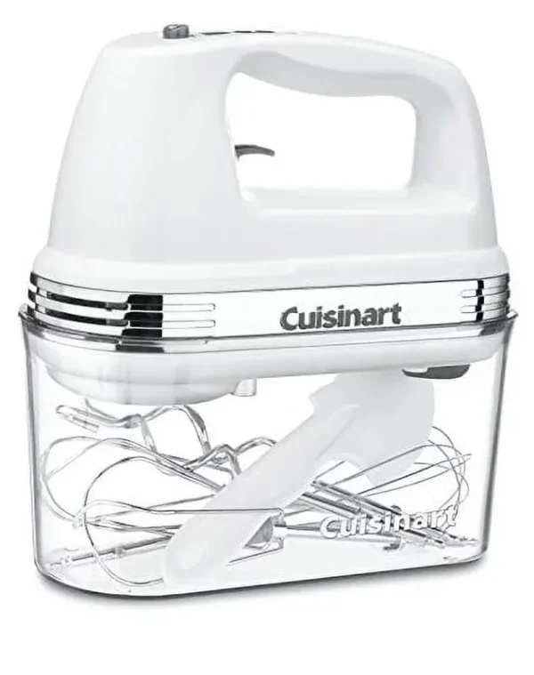 Cuisinart HM-90S Power Advantage Plus 9-Speed Handheld Mixer with Storage Case White