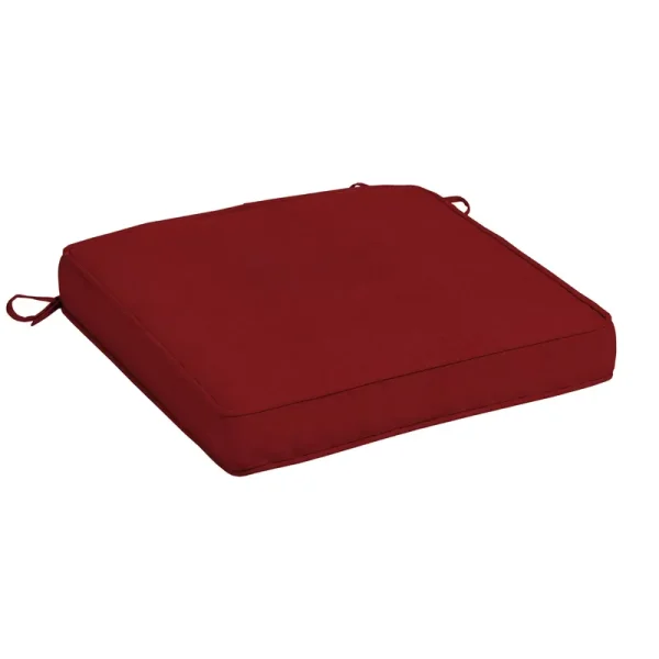 Allen + Roth Red Canvas Seat Pad