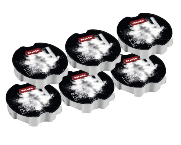 Miele GS SETD6 6-Pack PowerDisk All in 1 Dishwasher Detergent