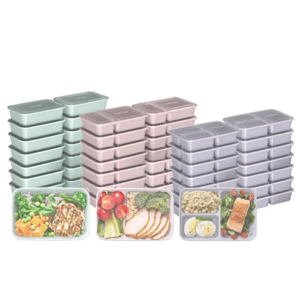Bentgo 90 Piece Meal Prep Set (Floral Pastels)