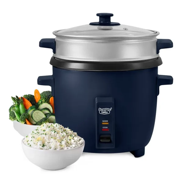 So Yummy by Bella 16C Rice Cooker and Steamer Navy