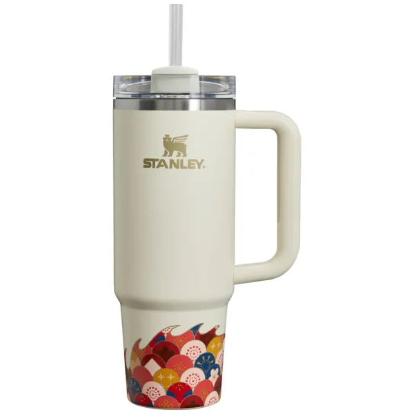 Stanley Dining | Cream Dragon Lunar New Year Limited Edition Stanley 30oz Tumbler | Color: Red/White | Size: Os | Pm-63850266's Closet
