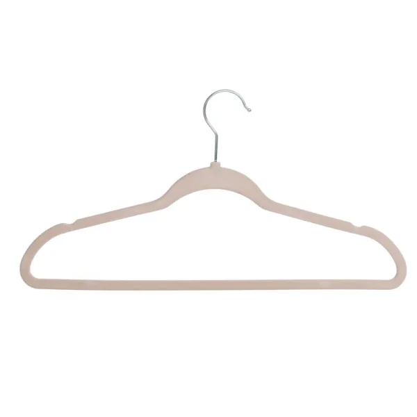 Honey-Can-Do Dusty Pink Slim-Profile Non-Slip Velvet Hangers