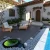 Simulated stone surface gray