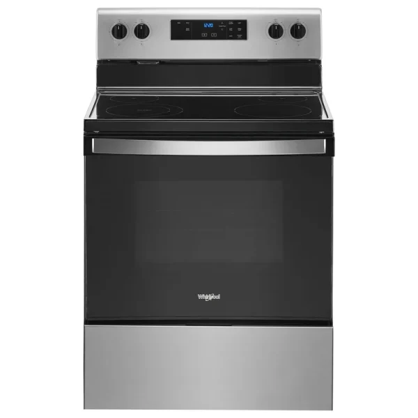 Whirlpool 5.3 Cu. ft. Stainless Steel Electric Range with Keep