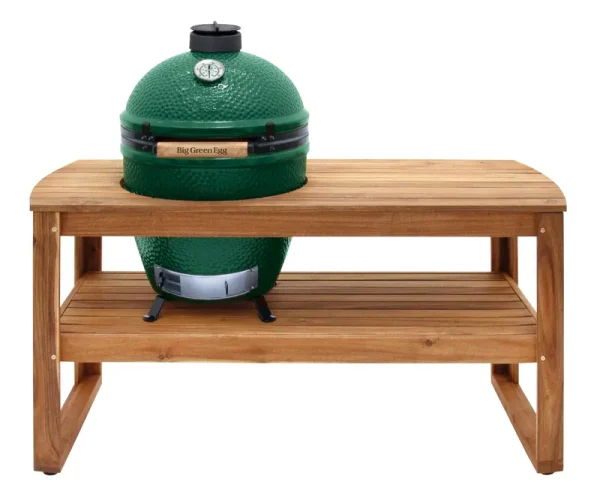 Big Green Egg Large Solid Acacia Hardwood Table