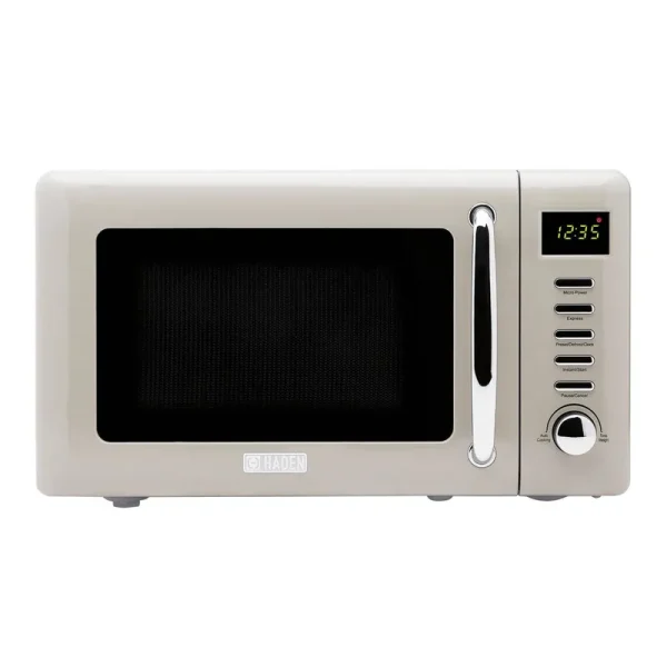 Haden Heritage 700W 0.7 Cu ft Countertop Microwave Oven - Putty