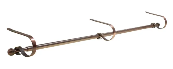 The Original MantleClip Stocking Holder Rod - Oil-Rubbed Bronze