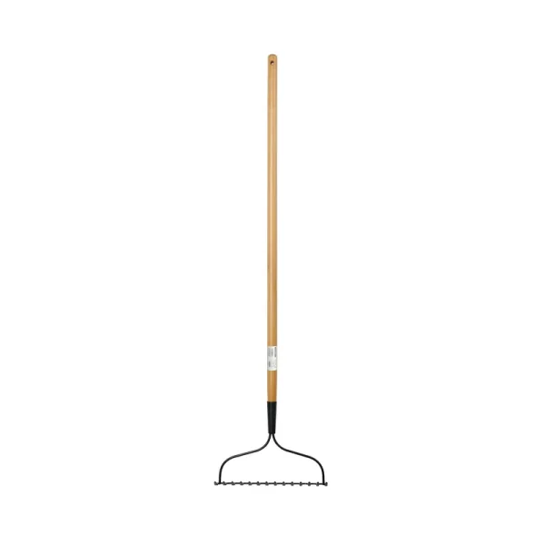 Expert Gardener 14-inch Wood & Steel Tine Bow Rake