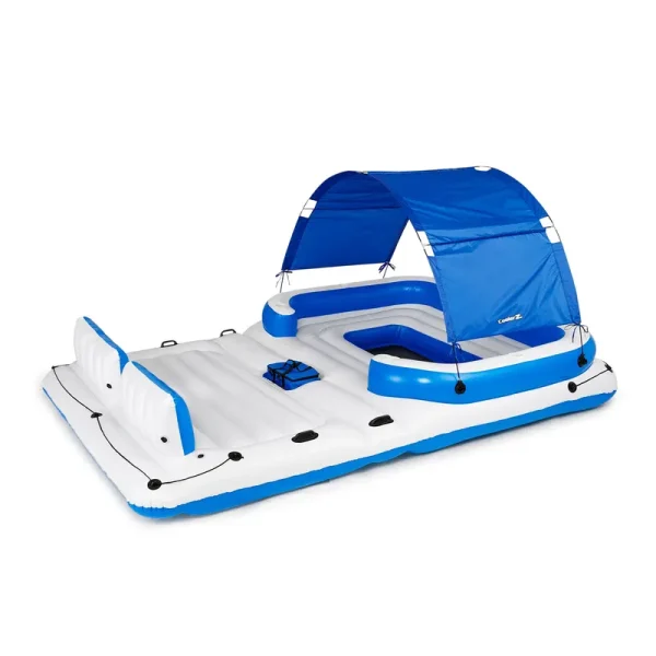 Bestway CoolerZ Tropical Breeze 6 Person Floating Island with 4 Person Island