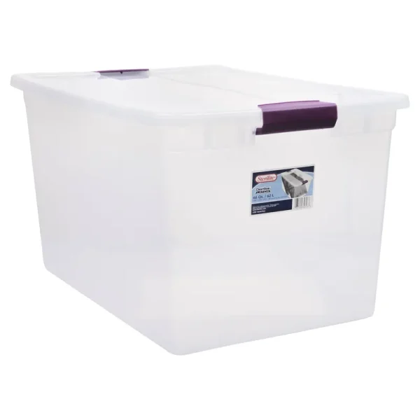 Sterilite ClearView Latch Storage Container, 66 Qt