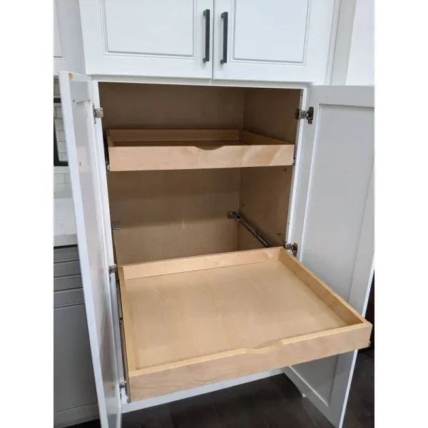 Daiona Cabinet Slide Out Shelve Pull Out Sliding Drawer - DIY Loon Peak Size: 3" H x 24" W x 21" D