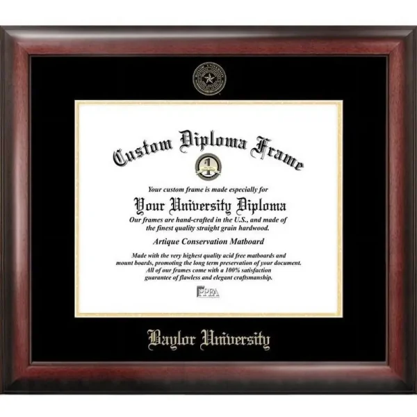 Baylor University 11" x 14" Gold Embossed Diploma Frame