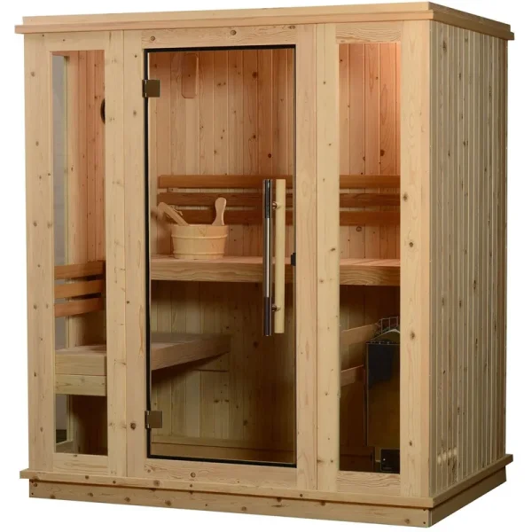 Almost Heaven Auburn 3 Person Indoor Sauna Respite Series