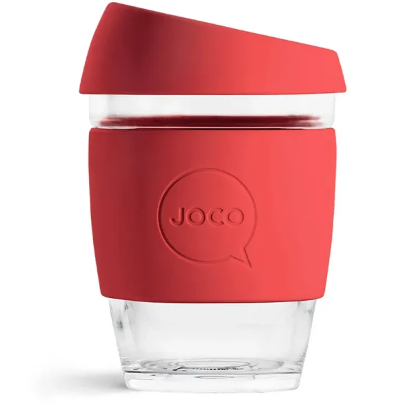 Reusable Glass Coffee Cup 12oz