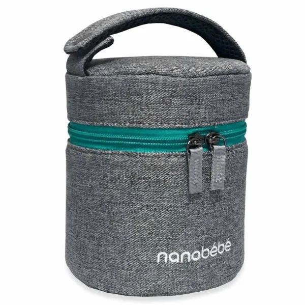 Nanobebe Insulated Baby Bottle Cooler & Travel Pack Ice Pack Included