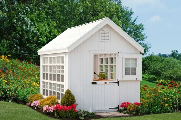 Little Cottage Company Colonial Gable Greenhouse - 10ft x 16ft