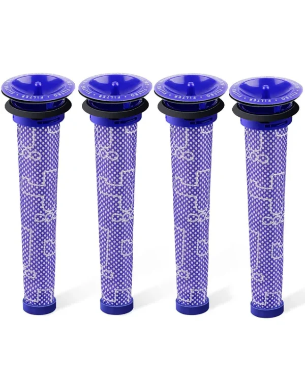 4Pack Replacement Pre Filters for Dyson - Vacuum Filter Compatible Dyson V6 V7 V8 DC59 DC58 Replaces Part 965661 01 (4 Pack)...