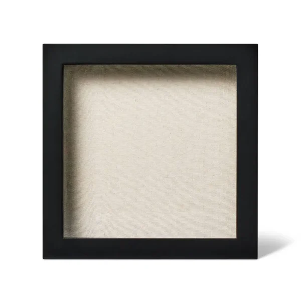 MDF Shadow Box Frame Unfinished Craft Kit 8"x8" Black - Mondo Llama