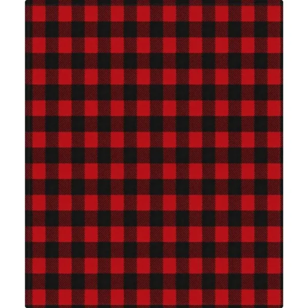 Snowcap 50 in x 60 in Red Fleece Buffalo Check Throw Blanket - Blankets and Pillows at Academy Sports