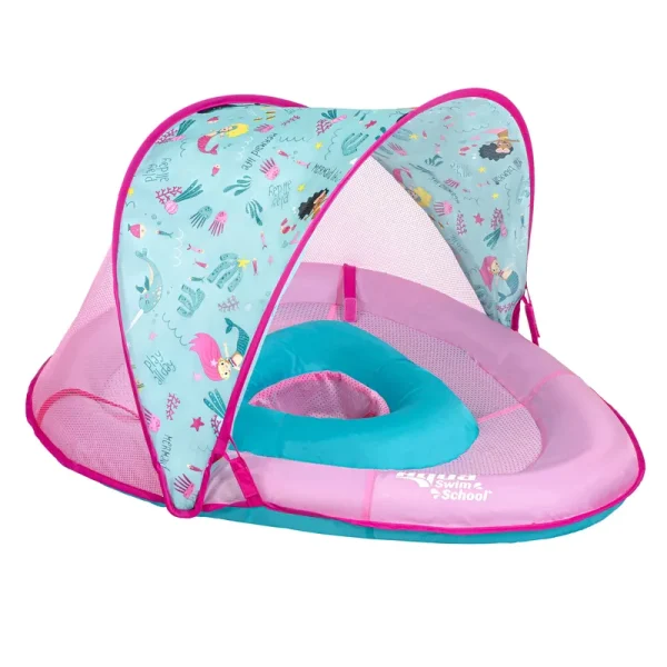 Swim School unisex Grow-With-Me Baby Boat, Pink, Ages 6-24 Months