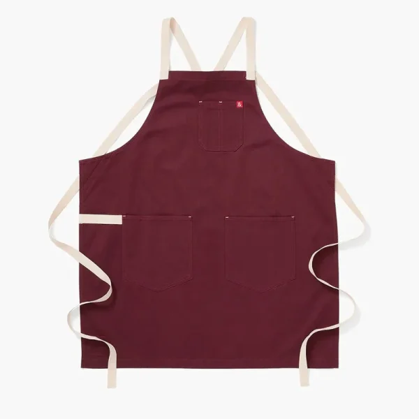 Hedley & Bennett Crossback Apron - House Red