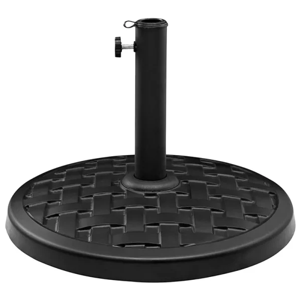 Walker Edison Round Umbrella Base - Black