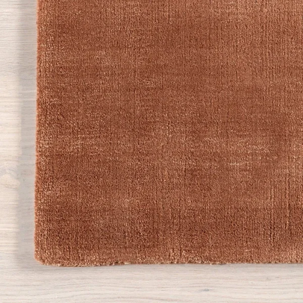 Arvin Olano x Rugs USA Arrel Speckled Wool-Blend Area Rug - 2' 6" x 8' - Brick