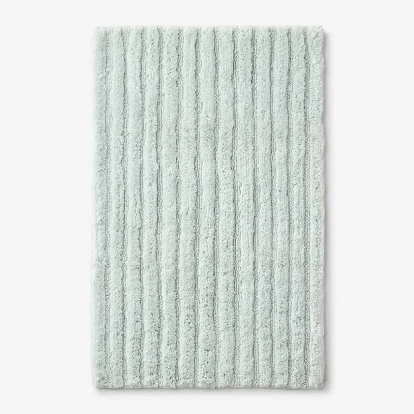 The Company Store Green Earth Quick Dry Green Tea 24 in. x 17 in. Cotton Bath Mat
