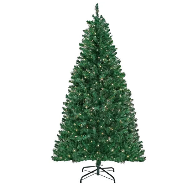 National Tree Company 6 ft. Acacia Tree with Clear Lights